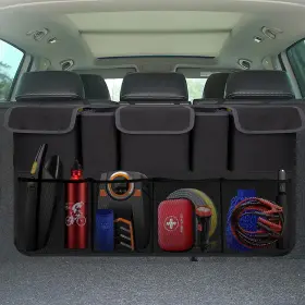 Snuopfy 791715305152 Enstiler Car Trunk Organizer Backseat Hanging With 9 Large Storage Bag