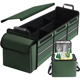 Organizer115l Snuopfy Wqcgb-02 Car Trunk Heavy Duty Collapsible Storage Organizer With