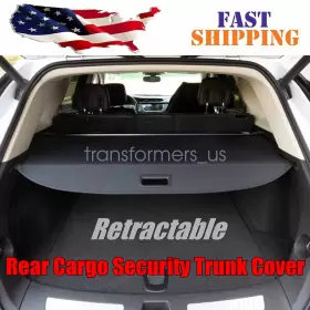64910-0r050-c0 Soillar 64910-0r050 Retractable Trunk Cargo Shade Cover Black For 2019-23 Toyota Rav4
