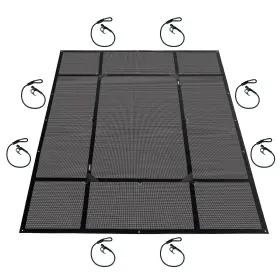 Sttm3223b-2 Spider Pickup Truck Bed Tarp 7 8 W X 10 6 L Heavy Duty Black Mesh Cargo Net Cover D