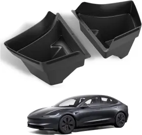 Acp08352 Spigen Trunk Organizer 2 Pack Storage Bins Tesla Model 3 Highland 2024/2025