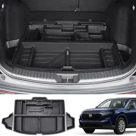 Hon-crv-23h Ssbox Custom-fit Organizer For 2023 2024 2025 Honda Cr-v Trunk Suv Bins Insert Car