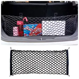 Dou-1105 Ssnnuu Car Rear Cargo Net With Good Elasticity&tensile Strength Trunk Organizer For