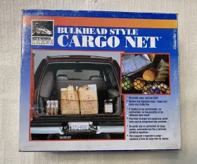 9012 Steel Horse Automotive Hammock Style Cargo Net Bulkhead 45 Inch To 60 Length 24 Height Black