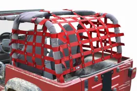 J0047021 Steinjager For Tops And Covers Wrangler Tj 1997-2006 Cargo Net Red