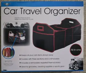 Sterling Auto Car Travel Organizer 731015220236 Portable Back Storage For Suv Grocerie Holder Insulated
