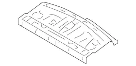 53105ca0119p Subaru Genuine Package Tray