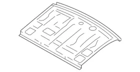 53105va0009p Subaru Genuine Pkg Tray Panel