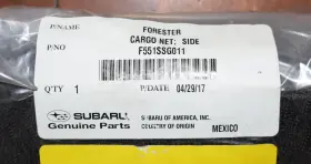 F551ssg011 Subaru New Oem Factory Rear Side Cargo Nets Kit Forester