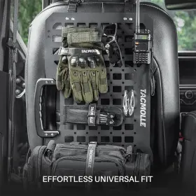W2801p254220 Tacmolle Car Back Seat Tactical Organizer Portable Rigid Molle Panel Storage With Handle