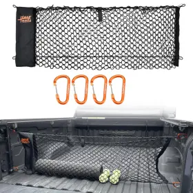 Tn-12546-06-unv Taconets Truck Bed Cargo Net - 5mm Bungee Organizer For Groceries Tools Accessories