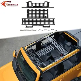 20241206us08qwratat Tesin Iron Roof Combination Storage Hanging Panel Cargo Set For Ford Bronco 2021-2025 #2