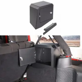2024120709fqaw214fq1 Tesin Right Rear Trunk Storage With Lock Safe Password Box For Jeep Wrangler Jk 2007-2018