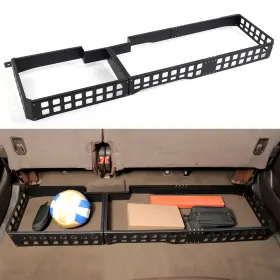 26fwq15f125wat01w1 Tesin Aluminum Alloy Under Seat Storage Rack For Chevy Silverado Gmc Sierra 2014-2017