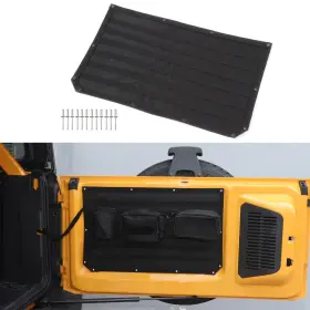 945fqw1521fqqw152 Tesin Black Rear Tailgate Tool Organizer Storage Bag For Ford Bronco 2021-25 Exterior