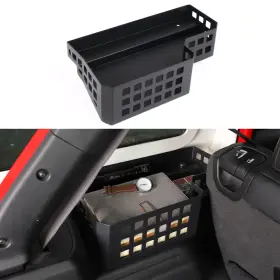 Cherocar025052014fq214at01 Tesin Aluminum Alloy Trunk Cargo Storage Organizer Box For 24 Jeep Wrangler Jl 4door