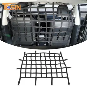 Tesin20240422ab1429 Tesin Cargo Net Rear Seat Divider Mesh Car Barrier For 4runner 10-23 Black Accessories