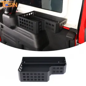 Tesin20250705bdaf87 Tesin Left Side Trunk Cargo Storage Organizer Box Tray For 24-25 Jeep Wrangler Jl 4dr