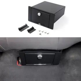 W125fa12512qwr125 Tesin Locking Under Seat Safe Security Storage Box Tray For Jeep Wrangler Jk Jl 2007