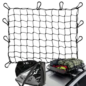 Timilon 606408973917 Cargo Net For Pickup Truck Bed 3ftx4ft Stretches To 6ftx8ft Heavy Duty