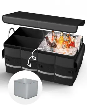 Tkczsn001 Tk-ybx1zsq Fully Washable Car Trunk Organizer For Suv And Truck Storage F