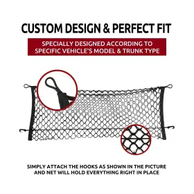 Tn Trunknets Inc 15d Cheequ 18-21 Envelope Style Trunk Mesh Cargo Net For Chevrolet Equinox 2018-2025 - Car Acc #3