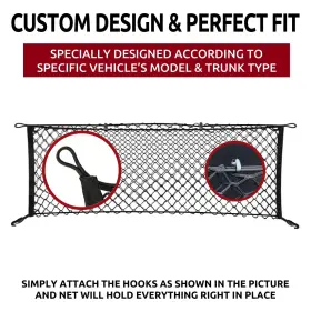 Tn Trunknets Inc Ecn Suout 21-22 Envelope Style Elastic Trunk Mesh Cargo Net For Subaru Outback 2021-2025- Pre #3