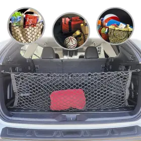Tn Trunknets Inc Ecn Suout 21-22 Envelope Style Elastic Trunk Mesh Cargo Net For Subaru Outback 2021-2025- Pre