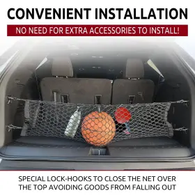 Ctra1819 Tn Trunknets Inc Estacn N Envelope Style Automotive Elastic Trunk Mesh Cargo Net For Chevrolet Traverse #3