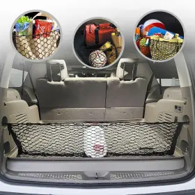 Tn Trunknets Inc Ten Chtax 15-20 Envelope Style Automotive Elastic Trunk Cargo Net For Chevrolet Tahoe Black