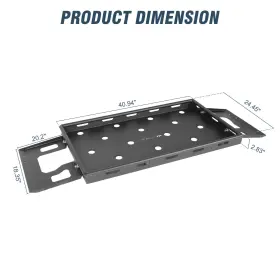 Tmy.b007 Tokmowin Interior Cargo Carrier Shelf Rack Fit 2007-2024 Jeep Wrangler Jk 4-door Hardtop #2