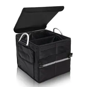 Aacb00002 Tongketec Trunk Organizer With Lid Small Black 28l For Suv Car Truck Collapsible Waterp