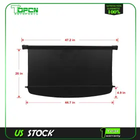 Top1771560001 Topcn Rear Cargo Security Trunk Cover For 2016-2022 Mercedes-benz Glc250 Glc300 Glc350