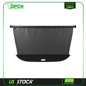 Top177691001 Topcn Retractable Rear Trunk Cargo Cover Security For 2018-2023 2024 Volkswagen Atlas