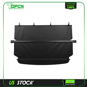 Top180037001 Topcn Retractable Rear Trunk Cargo Cover Security For 2002-2006 Honda Cr-v Ex Lx 2.4l