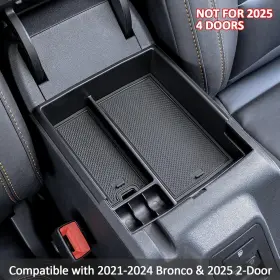 1kpfd1822007 Topinstall Upper Center Console Storage Box Organizer Tray For 2021 2022 2023 Ford Bronco