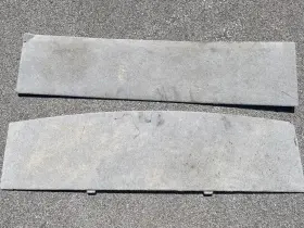 58411-48010-e0 Toyota 08-10 Highlander Rear Floor Cargo Cover Panel Lid Set Of 2 Grey