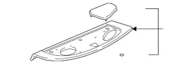 64330-52110-e0 Toyota Genuine Pkg Tray Trim