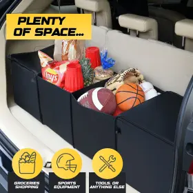 Trobo Gear 850028469149 Trunk Organizer Multipurpose Collapsible Car Storage Box With Insulated Co #2