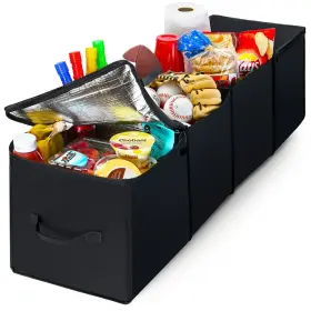Trobo Gear 850028469149 Trunk Organizer Multipurpose Collapsible Car Storage Box With Insulated Co
