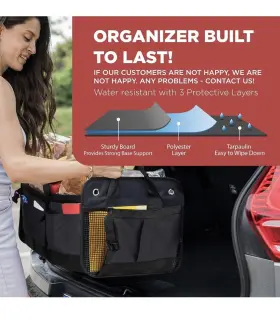 Pro02 Trunkcratepro Fba Tc Trunk Organizer For Car Suv Truck Premium Adjustable Multi #3