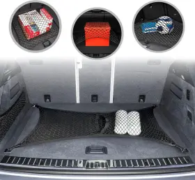 Flopocaynet11-18 Trunknets Inc Floor Style Trunk Cargo Net For Porsche Cayenne 2011 12 13 14 15 16 17 Black