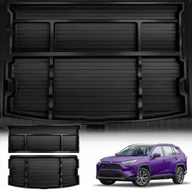 Tsldrv 724725441565 Trunk Organizer For Toyota Rav4 2025-2019 Include Hybrid/not Prime Waterpro
