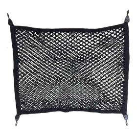 Aa00050-5 Ttio Doublelayer High Elastic Car Rear Cargo Net With 4 Hook Trunk Mesh Storage