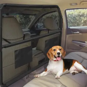 Am04-ij7515-b1 Tuenort Dog Car Barrier For Suvs Trunks And Cargo Area Universal-fit Pet Black