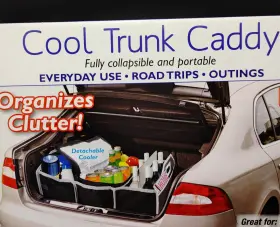 02400 Tv Direct Llc Trunk Caddy Organizer With Removable Insulated Cooler As Seen On #3