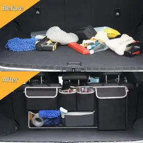 Bag-10045 Uyye Trunk Hanging Organizer Backseat Bag Car Interior Accessories With 4 P #2