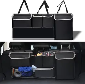 Bag-10045 Uyye Trunk Hanging Organizer Backseat Bag Car Interior Accessories With 4 P