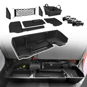 Vow-uss-n19silsietm Vaultsonwheels Underseat Storage Box Fit For 2019 Chevy Silverado 1500/2500/3500hd 2019-2026
