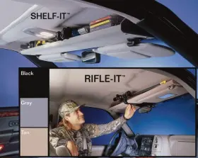 Sh2216 Vdp 01-05 Fits Ford F-150 Super Crew Shelf-it Overhead Storage Shelf Tan